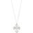 Pilgrim Dagmar Maxi Cross Necklace - Silver
