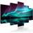 Artgeist Night Light II turkis/sort/lilla print Billede