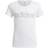 Adidas Girls Essentials Linear T-Shirt - Wht/Blk Linear