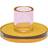 Hübsch Astra Small Pink/Orange Candlestick