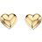 Scrouples Heart Earrings - Gold