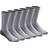 Dickies Dri-tech Moisture Control Crew Socks 12-pack - Gray