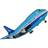 Grabo Foil Balloons Airplane 75cm