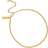 ChloBo Mini Cute Beaded Anklet - Gold