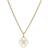 Lund Copenhagen Daisy Pendant Necklace - Gold