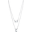Efva Attling A Dream Stud Necklace - Silver/Transparent