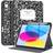 Supveco Case for ipad 10th Generation 10.9 Inch 2022 with Pencil Holder-[Multi Viewing Angles+Auto Wake/Sleep], Premium Folio Stand Case with Soft TPU Back Cover for iPad 10th Gen 2022-Book