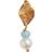 Stine A Ile De L'Amour Stud Earring - Gold/Topaz/Pearl