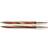 Knitpro Symfonie Korte Udskiftelige Rundpinde Birk 9cm 6,00mm US10