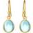 Susanne Friis Bjørner Drop Earrings - Gold/Blue