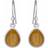 Susanne Friis Bjørner Drop Earrings - Silver/Brown