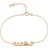 Hultquist L'amour Bracelet - Gold/Transparent