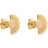 ENAMEL Copenhagen Soleil Stud - Gold/Pink
