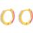 Hultquist Esta Earrings - Gold/Pink/Transparent