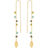 Susanne Friis Bjørner Fixed Hoop - Gold/Apatite/Iolite/Peridot
