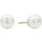 Lagos Luna Stud Earrings - Silver/Gold/Pearl