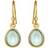 Susanne Friis Bjørner Drop Earrings - Gold/Blue