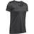 Under Armour Tech V-Neck Short Sleeve T-shirt Women - Carbon Heather/Metallic Silver