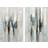 Dkd Home Decor S3028538 Blue/Grey Wall Decor 80x120cm 2pcs