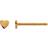 Stine A Petit Love Heart Earring - Gold