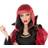 Atosa Halloween Wig Red Black