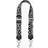 Marc Jacobs The Outline Monogram Webbing Strap BLACK/SILVER