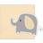 Procos Cards & Invitations Baby Elephant 6-pack