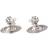 Vivienne Westwood Pina Bas Relief Earrings - Silver/Transparent