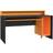 Flair Power Y Gaming Desk - Orange/Black, 1600x690x938mm