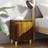 vidaXL brown oak, 2 Bedside Table