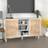 vidaXL White Pine Sideboard