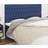 vidaXL 4 stk. 100x7x78/88 stof Sengegavl
