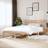 vidaXL brown, 150 Solid Wood Pine Bed Frame