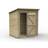 Forest Garden 6 4ft 4Life Pent Overlap Pressure Treated Windowless (Building Area )