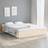 vidaXL Uden Madras 200x200 cm Massivt Træ Sengeramme