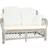 vidaXL 2-personers rattan Sofa