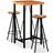 vidaXL Solid Acacia and Reclaimed Wood of 5 Outdoor Bar Set