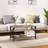 vidaXL Sonoma Brown Coffee Table 45x45cm