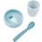 Done by Deer Silicone First Meal Set - Blå