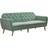 Novogratz Tallulah Memory Light Green Velvet Soffa 210.8cm 2-sits