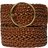 Saddler Arica Braided Belt - Brown