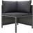 vidaXL hjørnedel hynder polyrattan Modulsofa