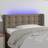 vidaXL LED-lys stof Sengegavl