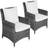 tectake Garden chair Sanremo 2