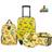 TCL Travelers Club Kids Hardside Checked Spinner Luggage - Set of 5