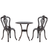 Beliani Metal Garden Bistro Set