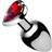 XR Brands Booty Sparks Heart Gem Small Anal Plug