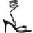 Manolo Blahnik Tyl Laeder Sandaler - Sort