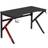 Homcom Racing Gaming Desk - Black, 1200x600x730mm