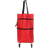 24.se Foldable Shopping Trolley - Red